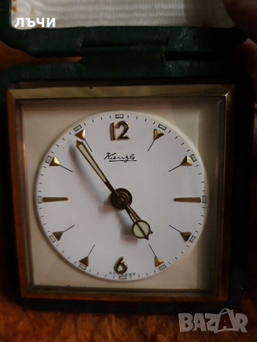  Часовник Будилник антика немски, снимка 3 - Стенни часовници - 36401298