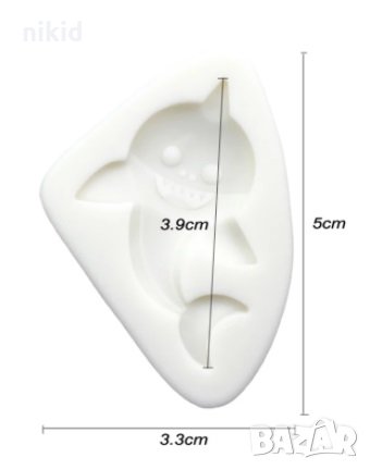 3 размера Бебе Акули Акула риба Baby Shark силиконов молд форма фонан шоколад гипс украса торта, снимка 3 - Форми - 30617885