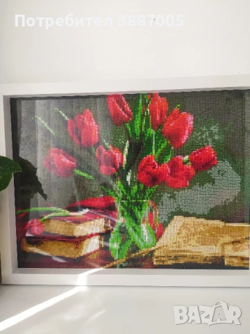 Диамантен гоблен с рамка 30-40, снимка 2 - Гоблени - 50960318
