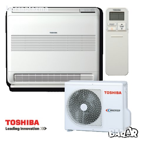 Инверторен климатик Toshiba Bi-flow RAS-B18J2FVG-E1 / RAS-18J2AVSG-E - подов тип, снимка 1 - Климатици - 37309613