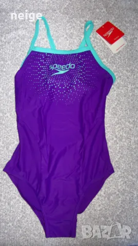 Нов бански Speedo 34 (момичешки размер 176 см/ 16 г), снимка 3 - Водни спортове - 49038669