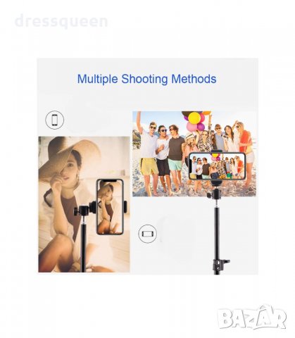 1500 Алуминиев статив за телефон и фотоапарат , снимка 14 - Чанти, стативи, аксесоари - 34236191