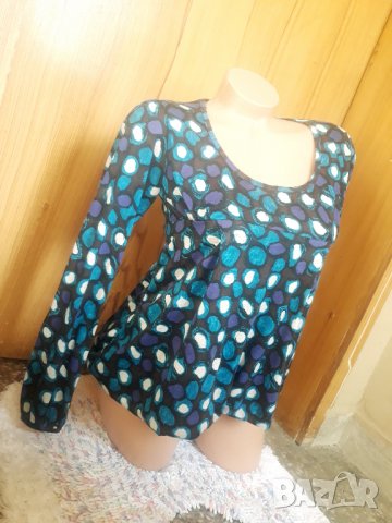 Блуза с дълъг ръкав на точки С, снимка 2 - Блузи с дълъг ръкав и пуловери - 34242980
