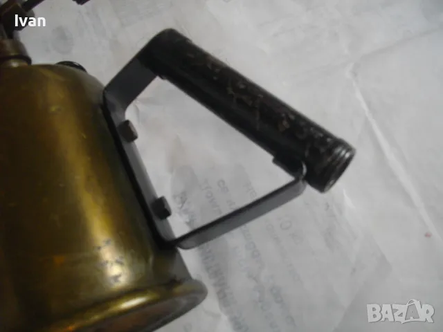 БЪЛГАРСКА СОЦ 1973г. БЕНЗИНОВА ГОРЕЛКА ХРОМ СИЛИСТРА ОТЛИЧНО СЪСТОЯНИЕ ПОЧТИ НОВА 1 ЛИТЪР С ИГЛА , снимка 5 - Други инструменти - 48235270