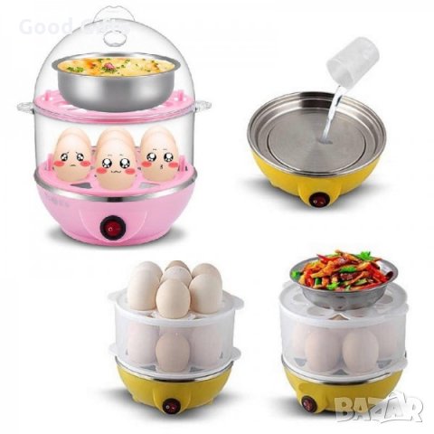 Яйцеварка на пара за 7/14 яйца Healthy egg , Уред за варене на яйца, снимка 4 - Други - 35489870