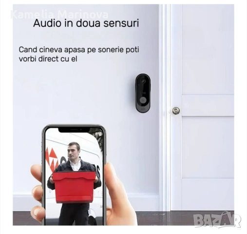 Интелигентен видео звънец , снимка 2 - Друга електроника - 54082958