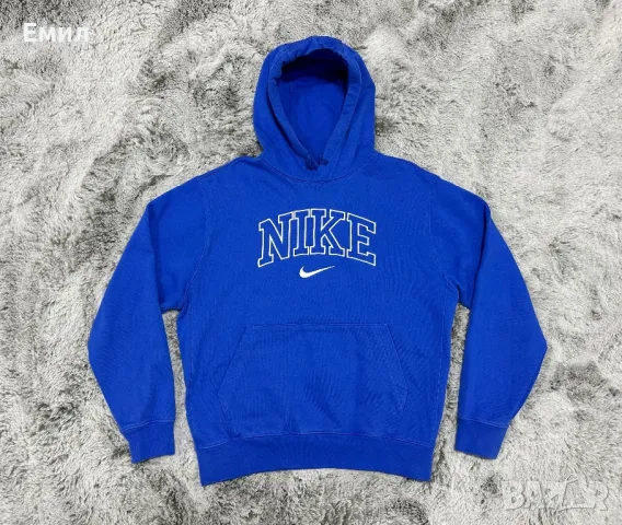 Мъжки суитшърт Nike Sportswear Retro Fleece Hoodie, Размер M, снимка 2 - Суичъри - 47635139