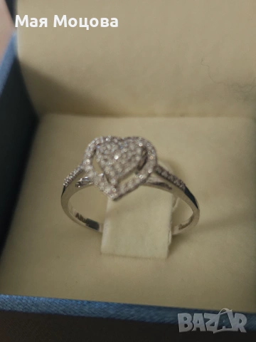 Предлагам изящен пръстен от бяло злато и диаманти на Altinbas, снимка 9 - Пръстени - 54143488