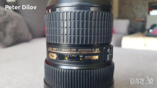 Професионален обектив Nikon 24-70mm f/2.8G ED N – Отлично състояние, снимка 4 - Обективи и филтри - 54148984