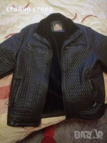 Кожено зимно яке, снимка 4 - Якета - 30707208