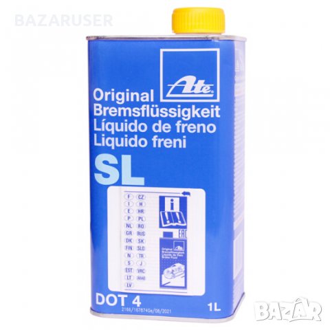 Спирачна течност ATE SL 0.5 L DOT4 / Made in Germany, снимка 2 - Части - 30720379