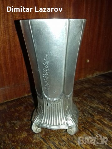 Посребрена чаша, снимка 2 - Антикварни и старинни предмети - 37652005