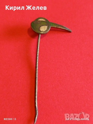 Винтидж емайлирана значка MZ Motorradwerk производител на Мотоциклети бившата ГДР 52873