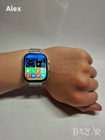 Смарт часовник|Чисто нов + Подарък втора каишка!