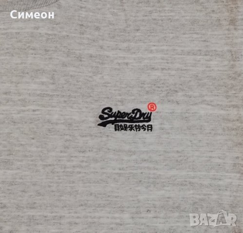 Superdry оригинална блуза S памучна сива фланелка, снимка 4 - Блузи - 31604675