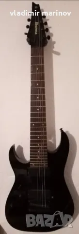 8 струнна електрическа китара Ibanez RG8L Black  за лява ръка, снимка 2 - Китари - 48198210