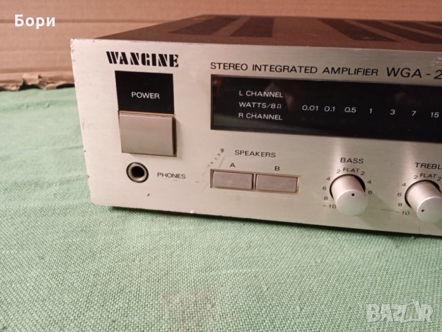 Wangine WGA 220 2 х 100 вата Усилвател, снимка 2 - Ресийвъри, усилватели, смесителни пултове - 35204565