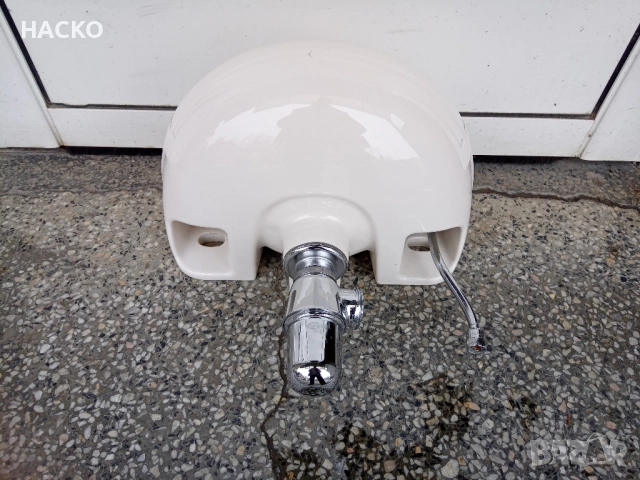 Малка Порцеланова Мивка с Батерия GROHE Внос от Анлия, снимка 7 - ВИК - 51499591