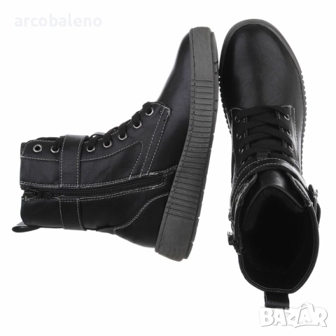 Дамски боти с връзки, 3цвята , снимка 10 - Дамски боти - 52022819