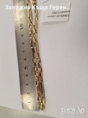 Мъжки златен синджир - 12,26 гр., снимка 2 - Колиета, медальони, синджири - 52802471