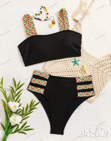 Моден дамски бански костюм от две части , снимка 4 - Бански костюми - 50596926