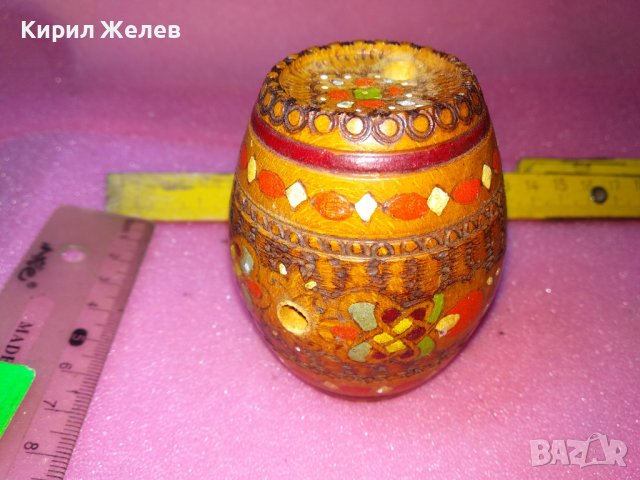 СТАР ЕТНО ПИРОГРАФИРАН СУВЕНИР БУРЕНЦЕ РЪЧНА ИЗРАБОТКА За ТЕМАТИЧНА ДЕКОРАЦИЯ 26903