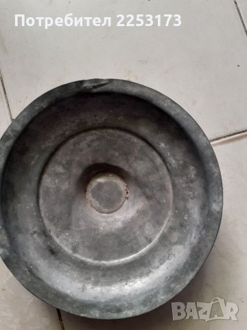 Стар меден капак за тенджера, снимка 3 - Антикварни и старинни предмети - 37834832