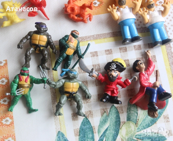 Малки фигурки около 5см. Костенурките нинджа и други, снимка 5 - Фигурки - 51483737