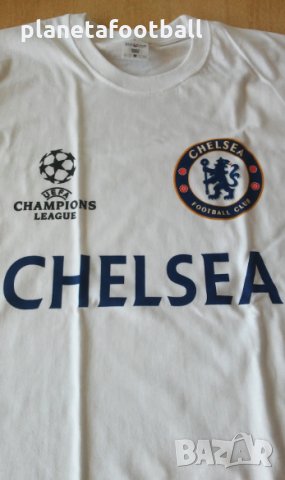 Фен тениска на Челси Шампионска лига!Бяла тениска Chelsea Champions League!, снимка 3 - Тениски - 30182180