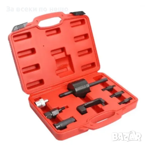 Комплект скоба, обратен чук и накрайници за вадене на Common Rail дюзи StahlMayer, снимка 2 - Други инструменти - 50365509