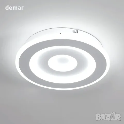 Comely кръгла LED таванна лампа 28W, 3150 lm, 6500K за дневни и кухни (Ø28 см)