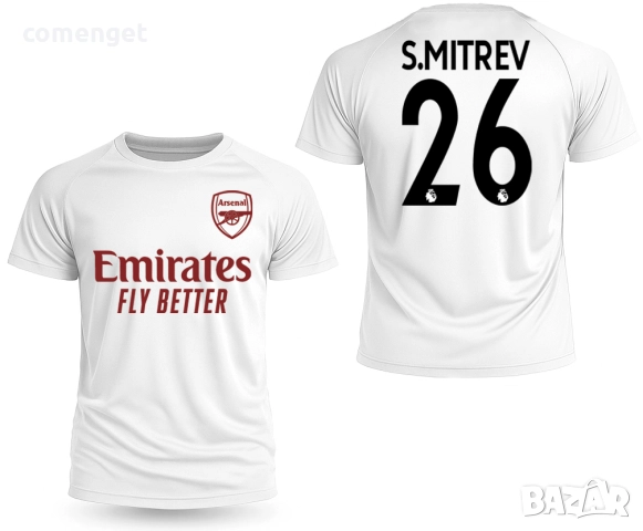 Детски и Мъжки тениски ARSENAL / АРСЕНАЛ С ИМЕ И НОМЕР ПО ИЗБОР! DRI-FIT материя!, снимка 2 - Тениски - 32923870