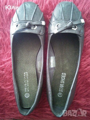 Дамски кожени обувки , снимка 4 - Дамски ежедневни обувки - 36743570