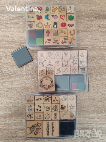 Дървени печати гумирани