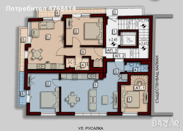 ПРЕМИУМ ИМОТ В СЪРЦЕТО НА СОФИЯ – кв. Оборище!, снимка 3 - Апартаменти - 53886653