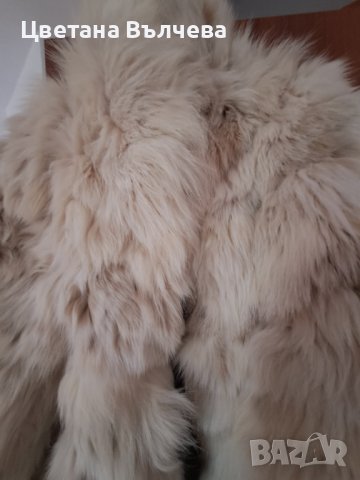 Зимно палто естествен косъм лисица, снимка 3 - Палта, манта - 42851610