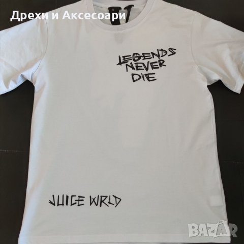 Нова Оригинална Vlone Тениска Уголемен М размер Oversized M 666 Juice Wrld legends never die, снимка 1