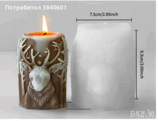 Силиконови молдове за свещи и сапуни