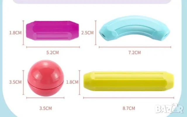 Магнитен  конструктор  131 части, снимка 7 - Конструктори - 45372948