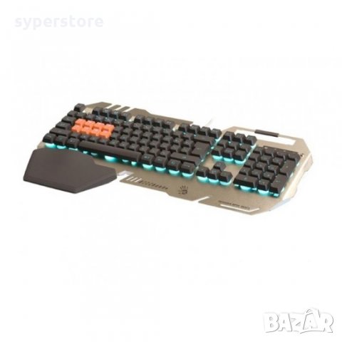 Клавиатура Геймърска USB A4Tech Bloody B2418 Черна Мултимедийна с 8 ABS ключа и Neon Glare Подсветка, снимка 3 - Клавиатури и мишки - 32079928