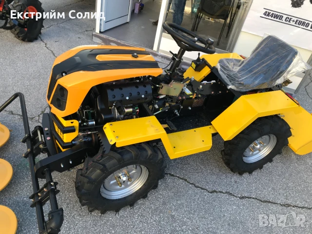 НОВ Мини Трактор - 18 кс - Дизел - 4x4 - Гаранция - чупеща база, снимка 3 - Селскостопанска техника - 51426837