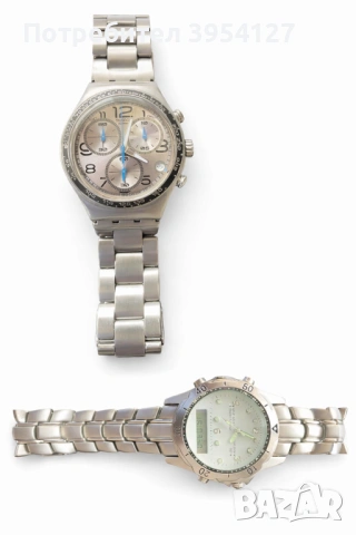Продавам два часовника Citizen C 480 и Swatch Irony Chrono (YCS531G)