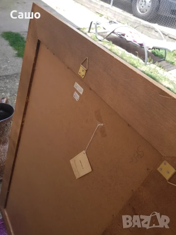 Огледало кристално позлатена рамка, снимка 4 - Антикварни и старинни предмети - 50668203