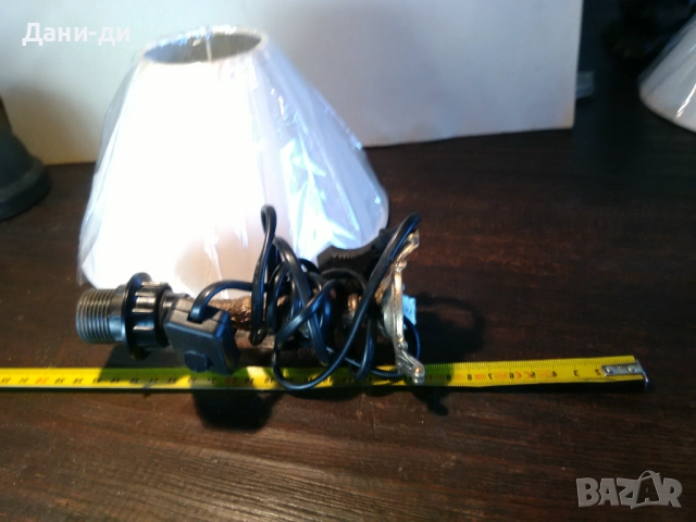 Антикварна месингова настолна лампа 1, снимка 6 - Антикварни и старинни предмети - 43818879