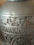 Стара сребърна красива основа за наргиле,ваза,шише..., снимка 7