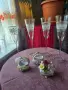 Стъклени чаши за шампанско , снимка 1