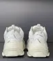 Triple S All-Over Logo White Унисекс👟Дамски Бели Маратонки👟Мъжки Спортни Обувки Код SEM-450, снимка 5