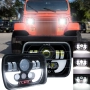 Универсални LED Фарове 200W за Jeep Cherokee XJ и Jeep Wrangler Y, снимка 1