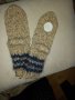 Ръчно плетени детски чорапи 80% вълна, снимка 1 - Чорапи - 38656239