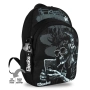 Ученическа раница с череп, Черен, 33x18x48см., снимка 2
